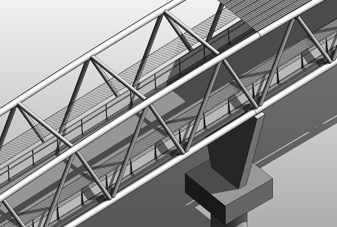 Pedestrian Bridge Truss Detail