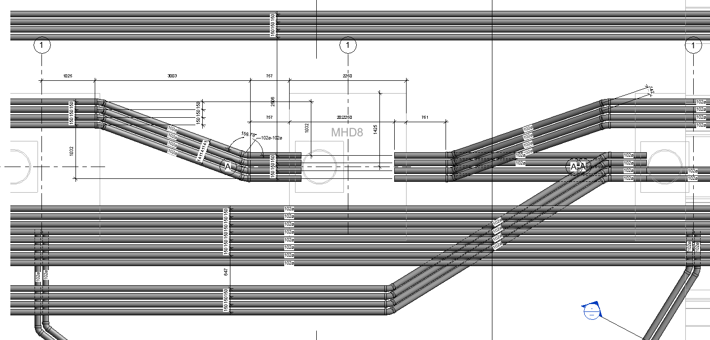 MHD8 Pipe Layout Plan