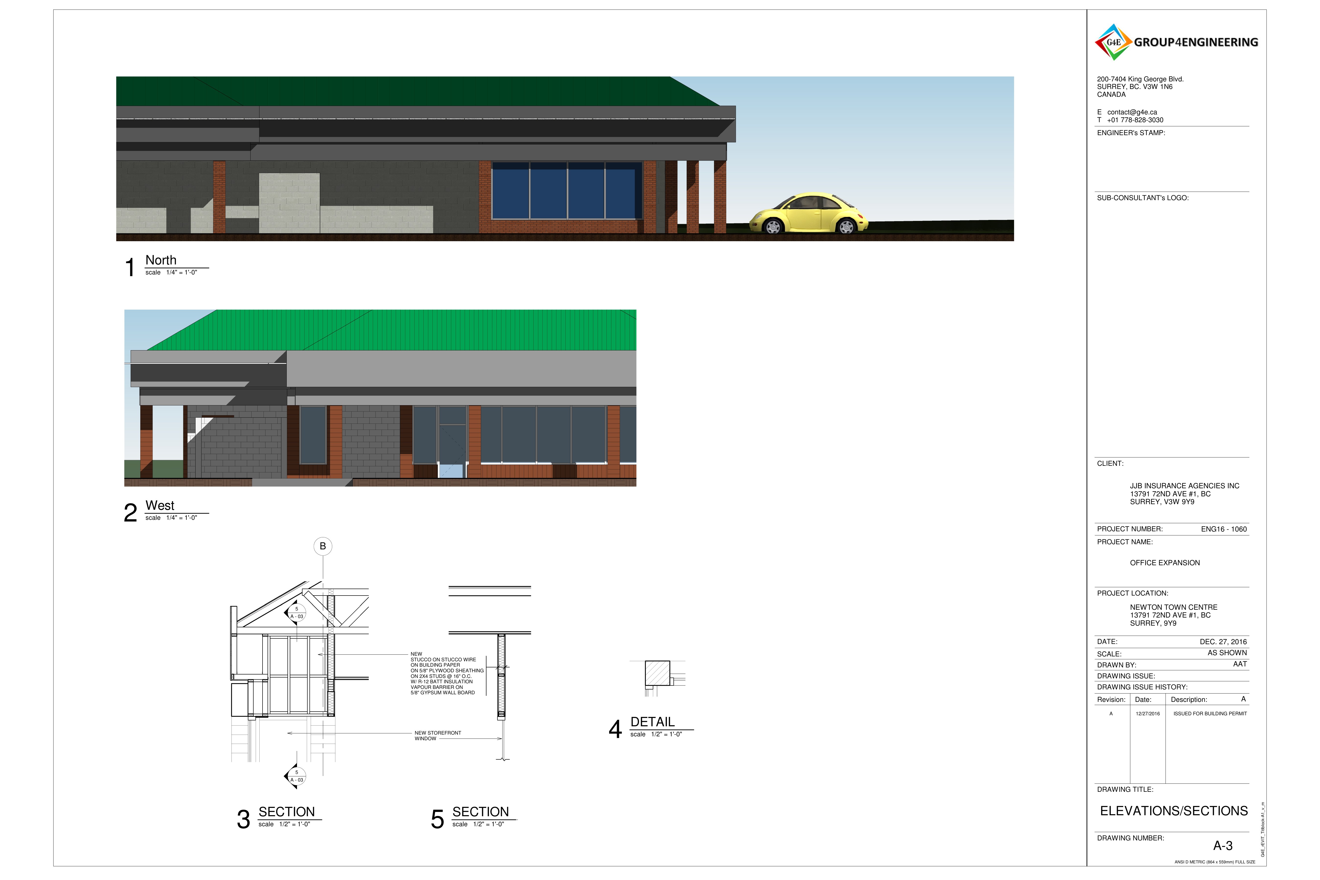 Office Expansion Elevations