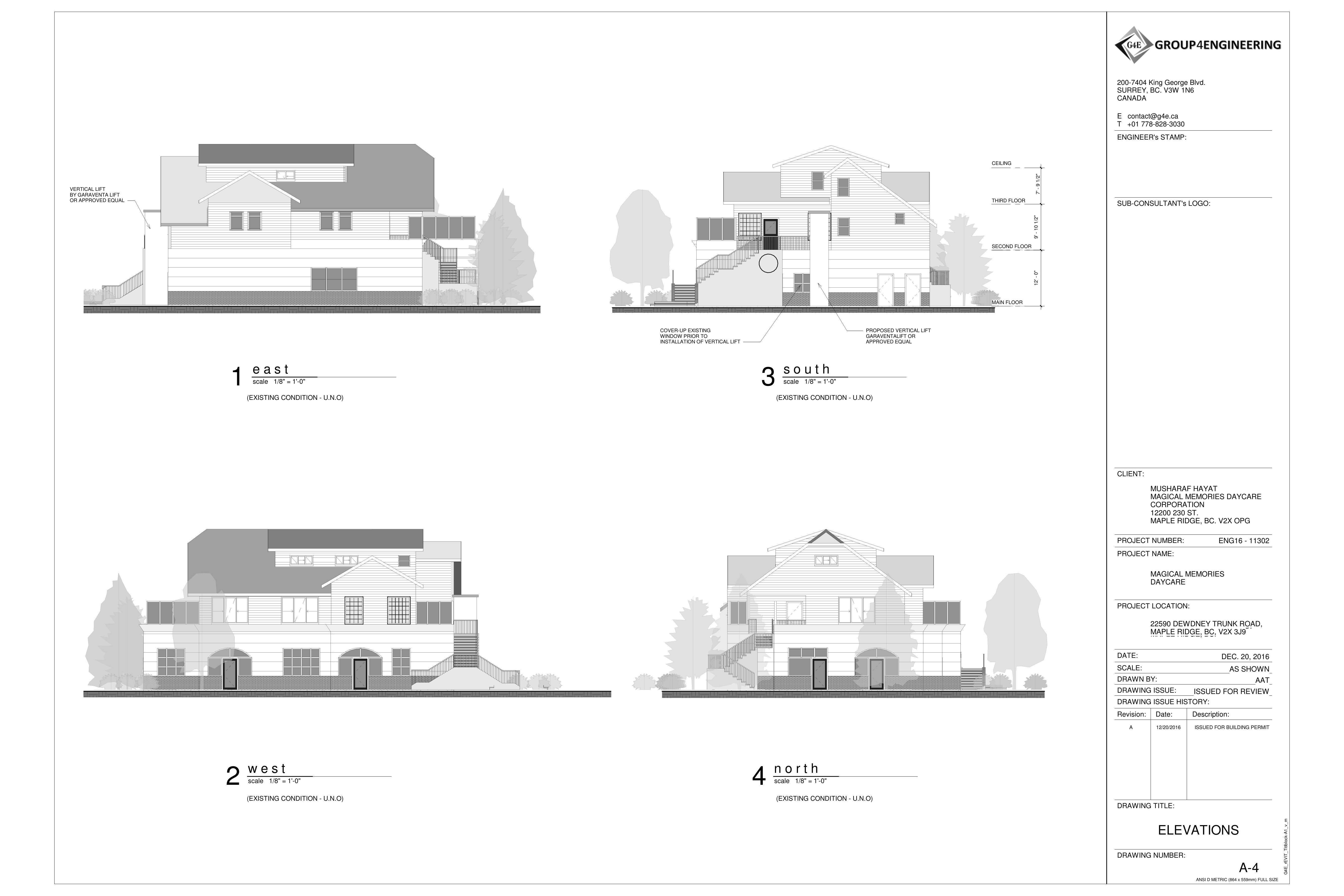 Daycare Elevations