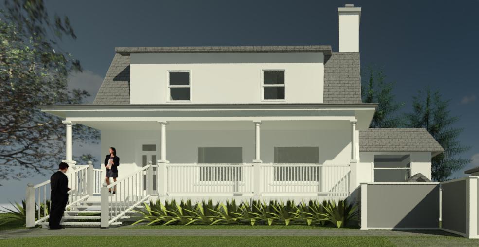 Residential Front Rendering