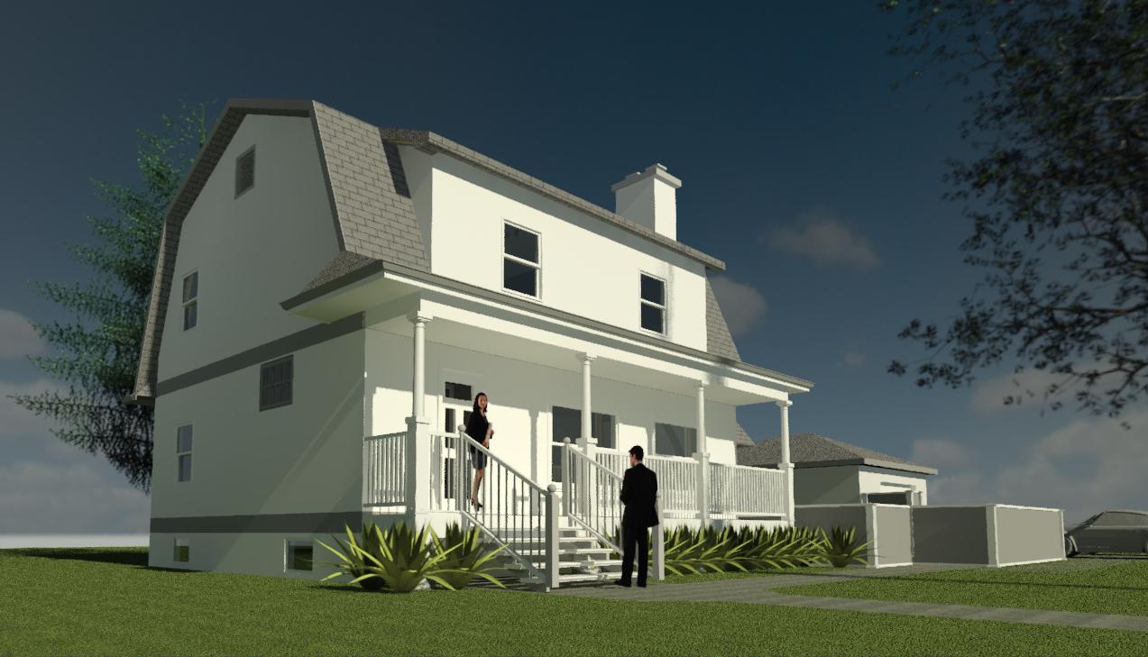 Residential SW View Rendering